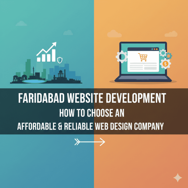 Faridabad Website Development: How to Choose an Affordable & Reliable Web Design Company